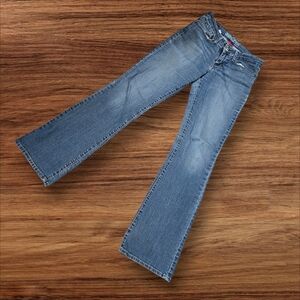 Levi's Denizen Denim Blue Bootcut Low Rise Jeans